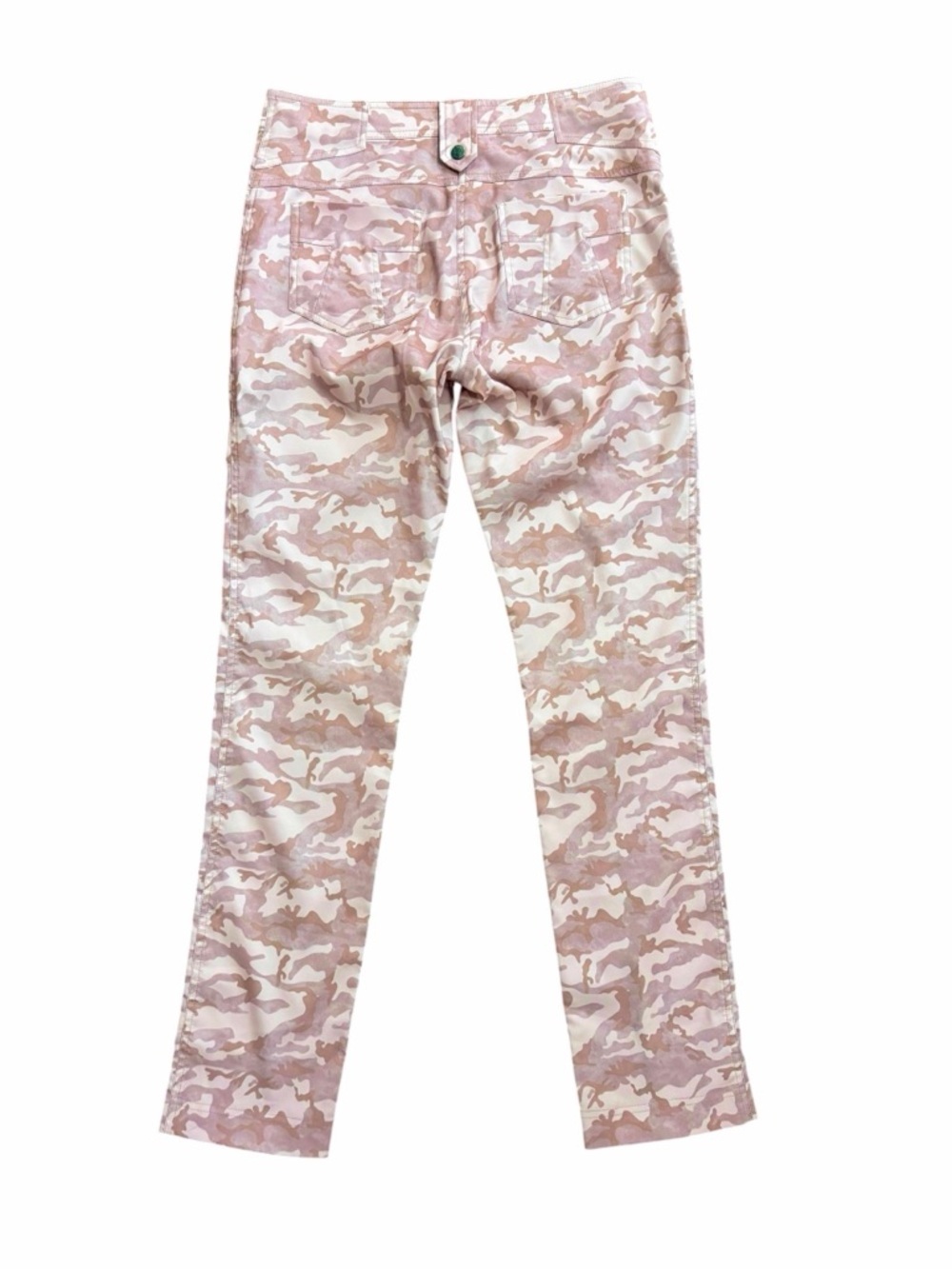 Anatomie Skylar Travel Pant Slim Leg Pink Camo Stretch Lightweight Size Large - Picture 2 of 8